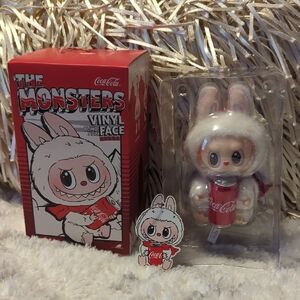 Labubu Coca-Cola, HAPPY FACTOR, Monsters Vinyl Figure, New